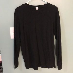 Men’s black long sleeve shirt